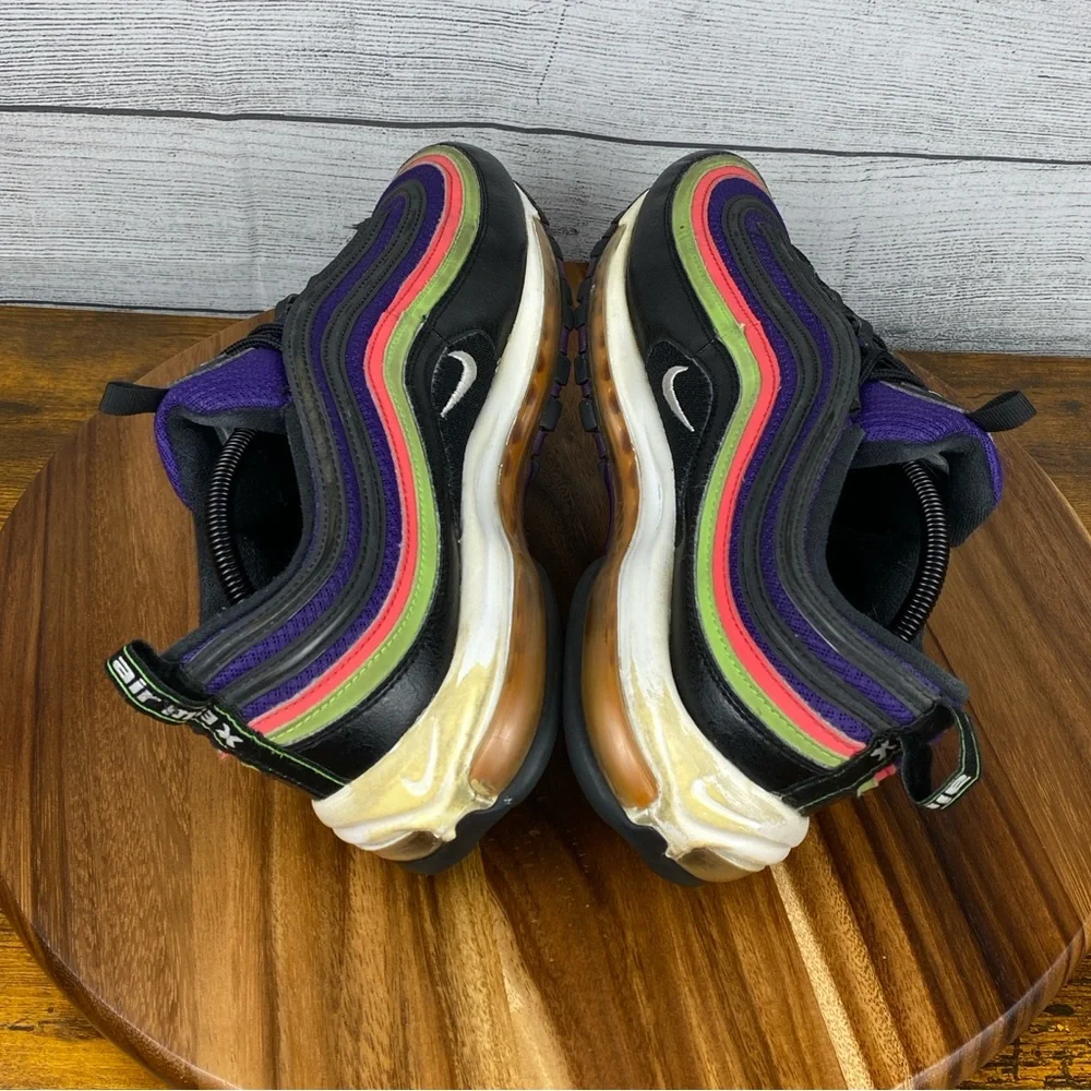 Nike Air Max 97 Joker Black Purple Men’s Shoes CU4890-001 Sneaker Size 12 - Picture 9 of 12